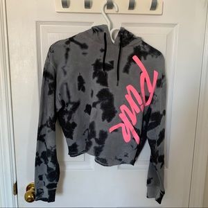 Pink cropped sweater